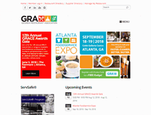Tablet Screenshot of garestaurants.org